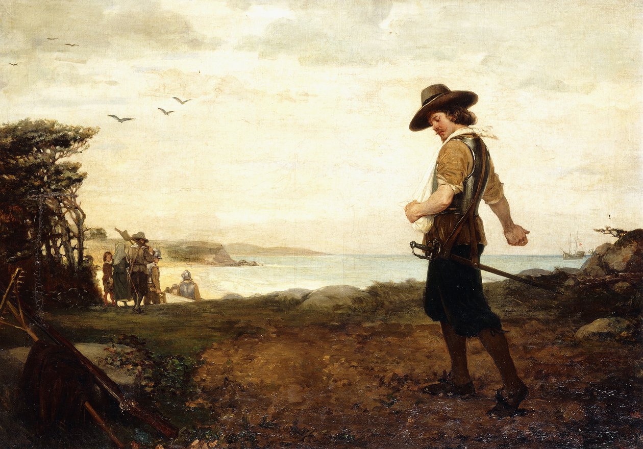 The Burial of Rose Standish by Henry Bacon