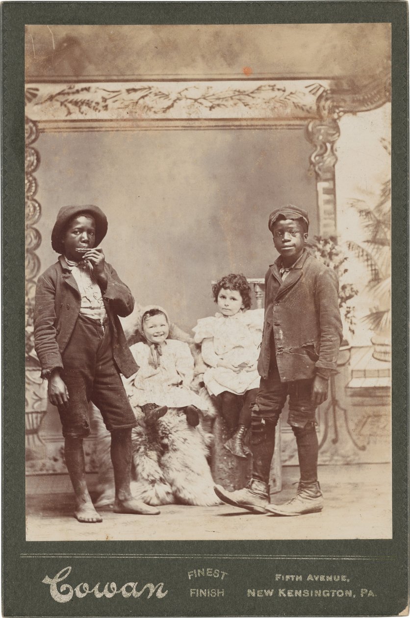 Portrait of Four Children, c. 1890 by Henry Cowan