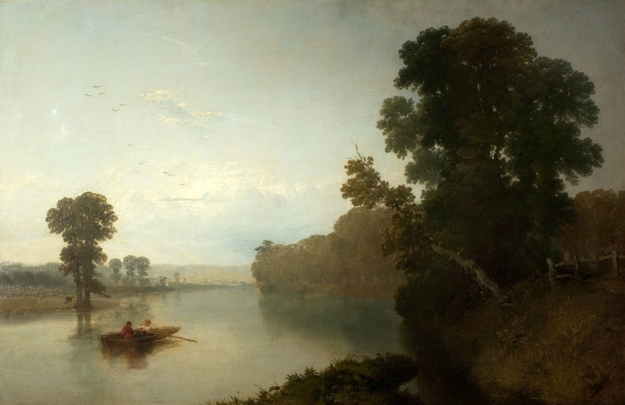 The River Trent at Wilford by Henry Dawson