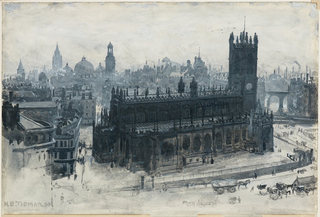 Manchester from the Grammar School by Henry Edward Tidmarsh