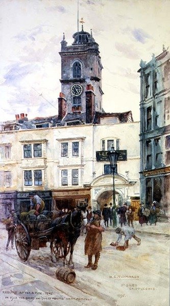 St. Giles, Cripplegate by Henry Edward Tidmarsh
