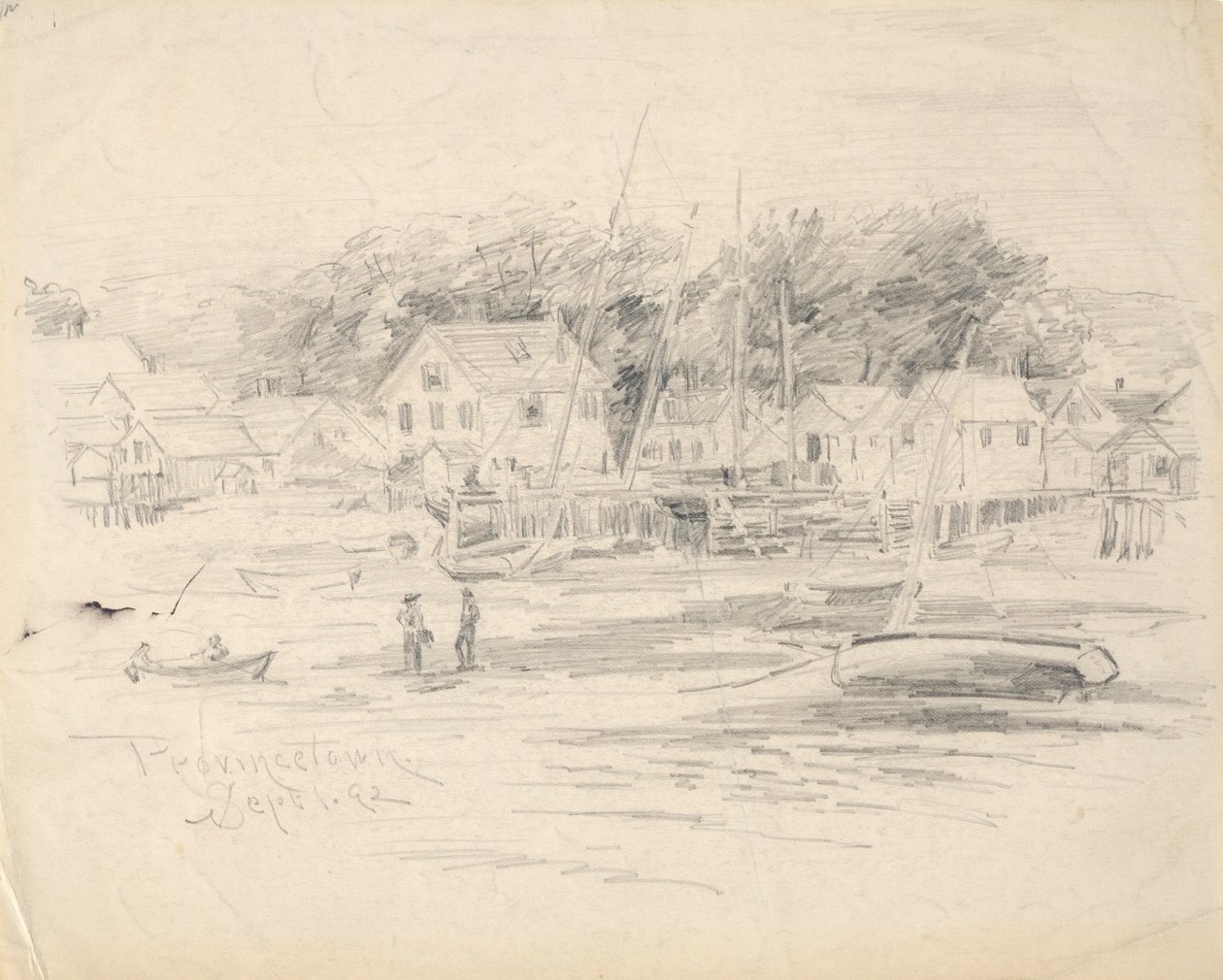 View of Provincetown by Henry Farrer
