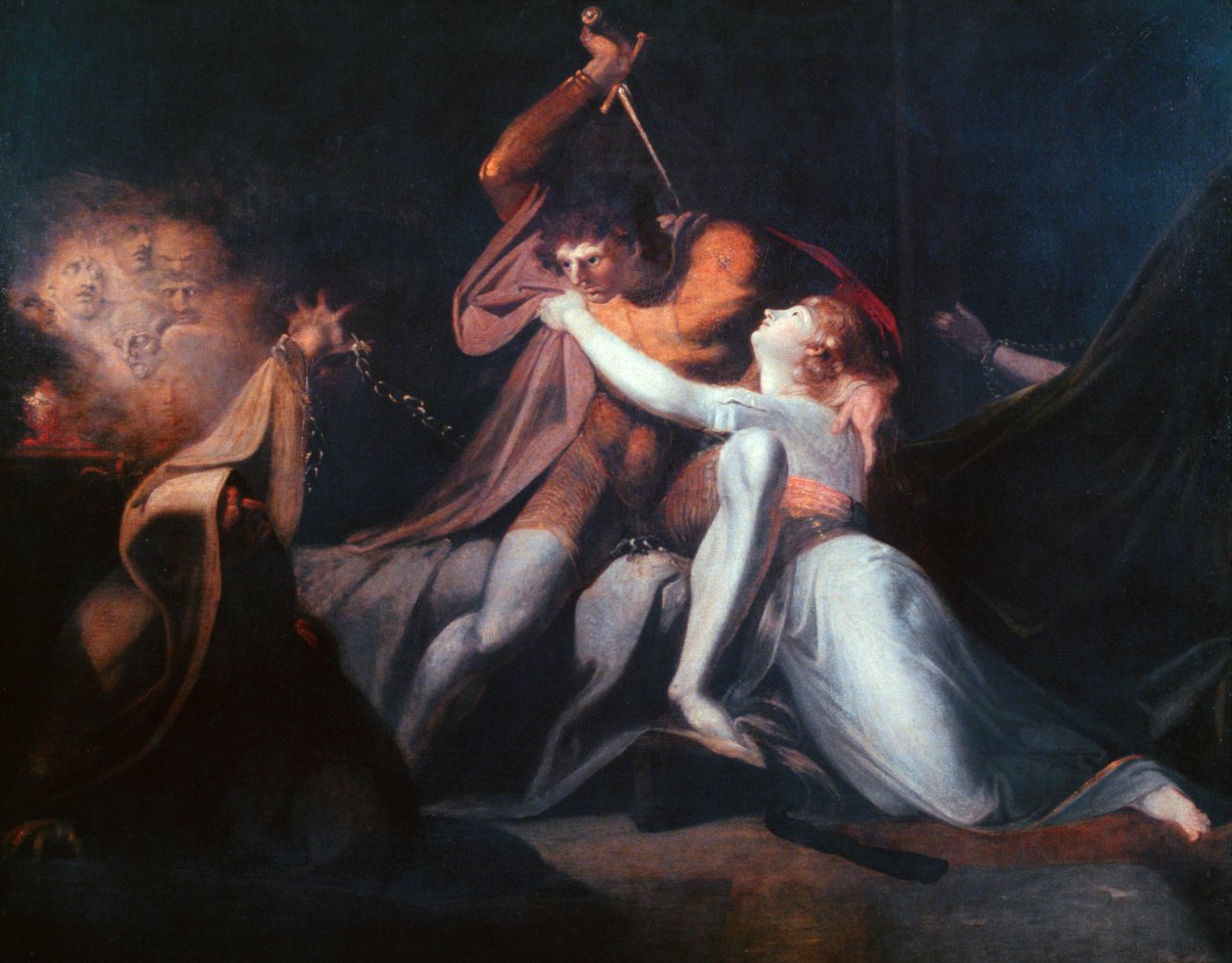 Percival Delivering Belisane by Johann Heinrich Füssli