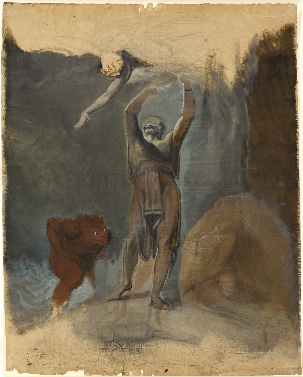 Prospero, Miranda, Caliban and Ariel by Johann Heinrich Füssli