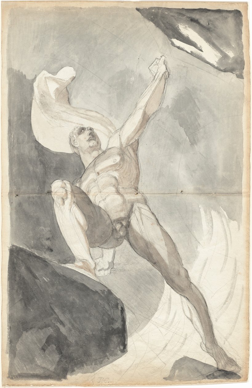 Satan Defying the Powers of Heaven by Johann Heinrich Füssli