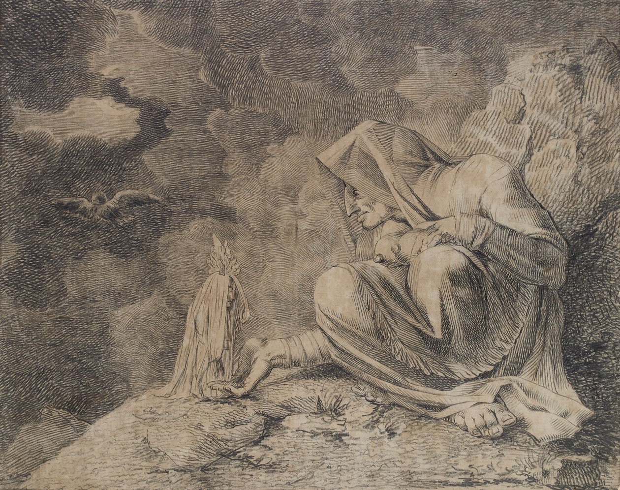 The Witch and the Mandrake by Johann Heinrich Füssli
