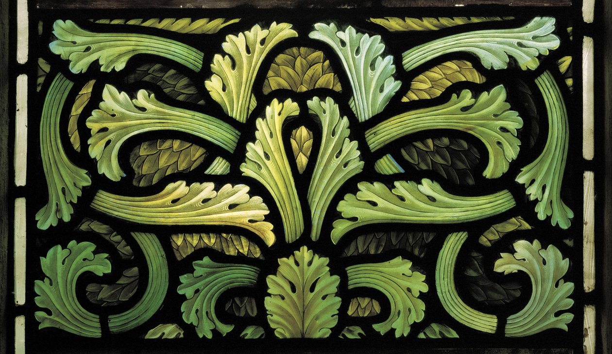 Foliage Pattern, Angels Of Judgement Window by Henry Holiday