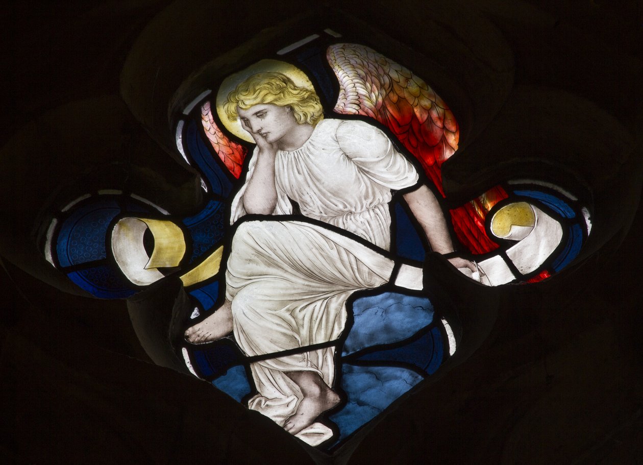 Quatrefoil Tracery Angel, 1882 by Henry Holiday