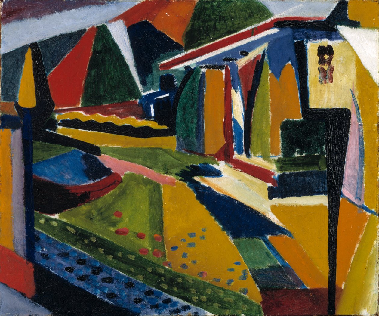 Abstract Landscape by Henry Lyman Saÿen