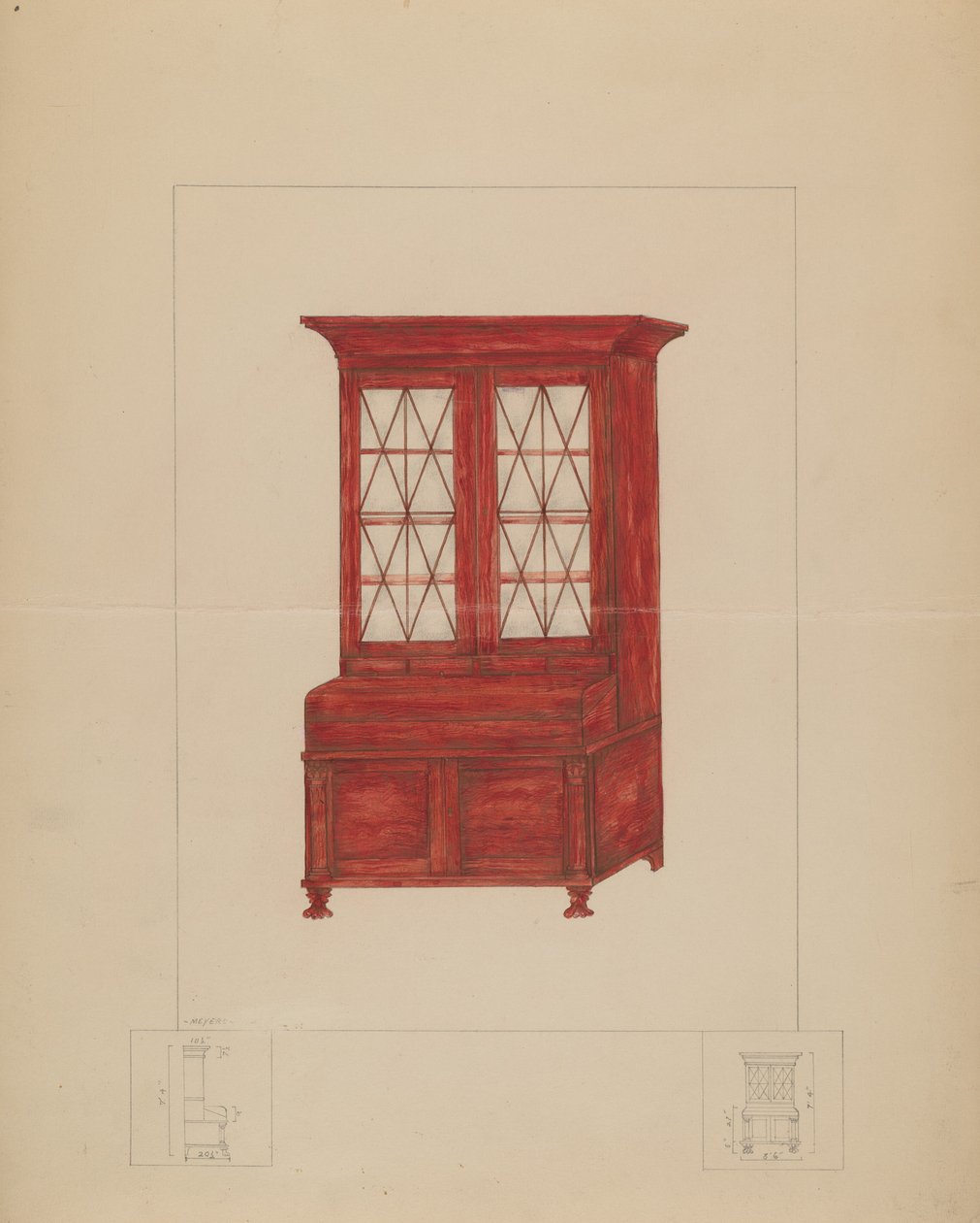Bookcase by Henry Meyers