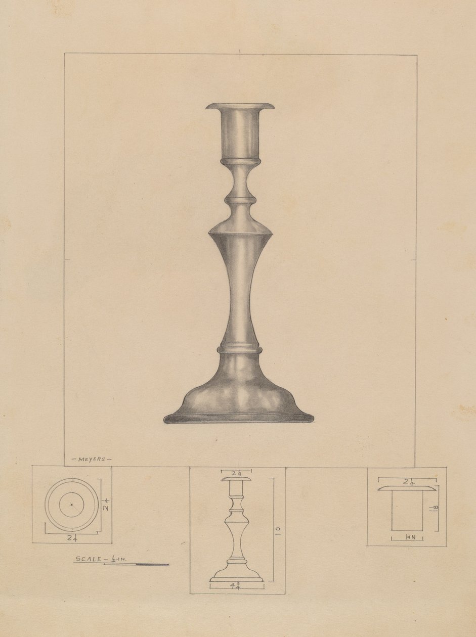 Candlestick by Henry Meyers