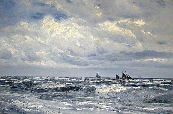 Looking out to Sea by Henry Moore