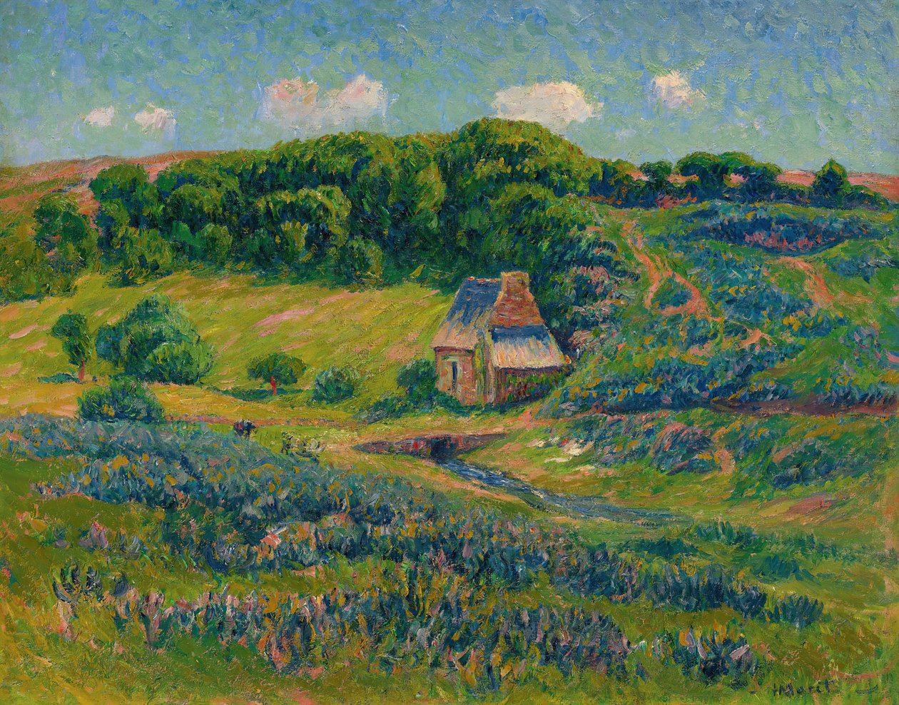 Farm in the Breton Countryside by Henry Moret