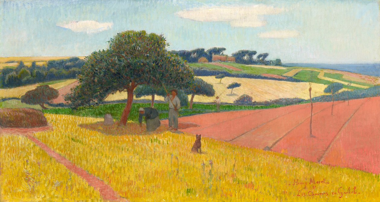 Les Chaumes en Guidel by Henry Moret