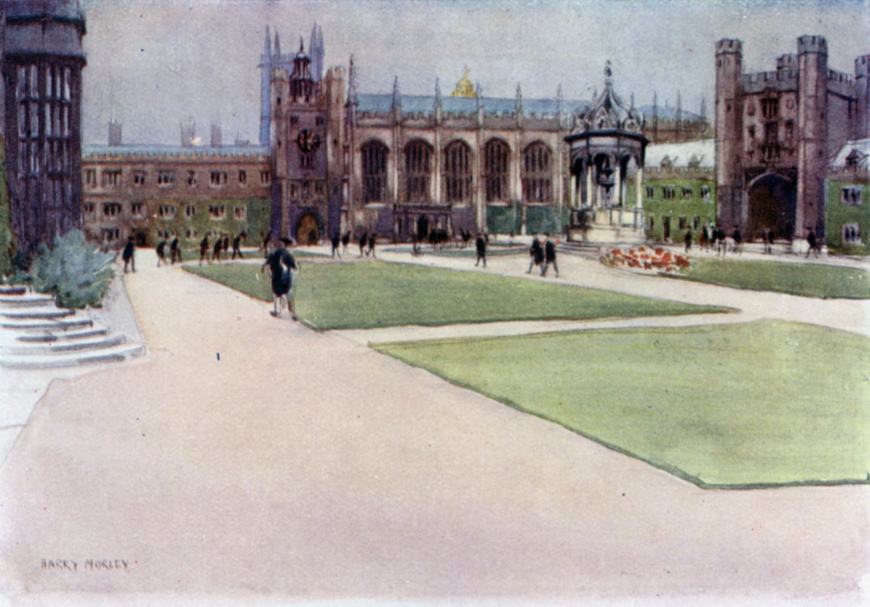 The Great Court of Trinity by Henry Morley