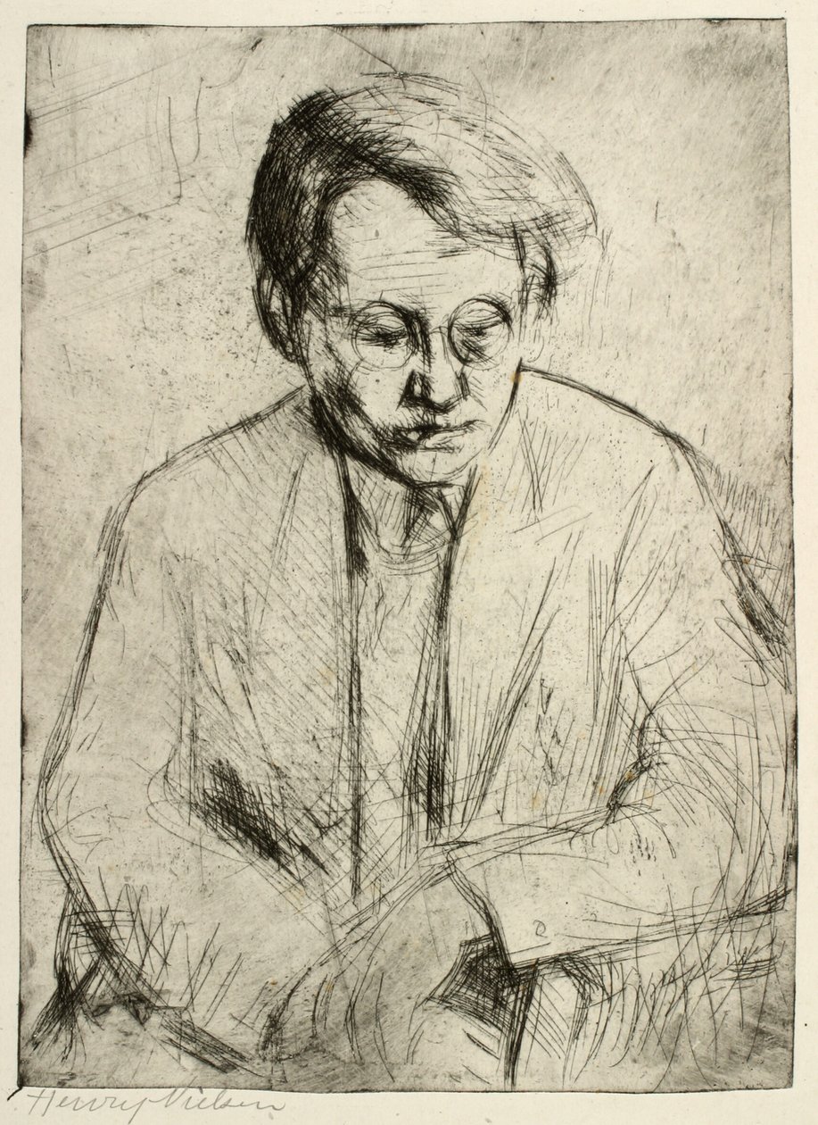 Seated Man by Henry Nielsen