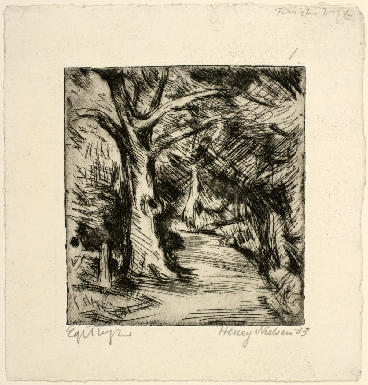 Forest Road. Riis Forest by Henry Nielsen