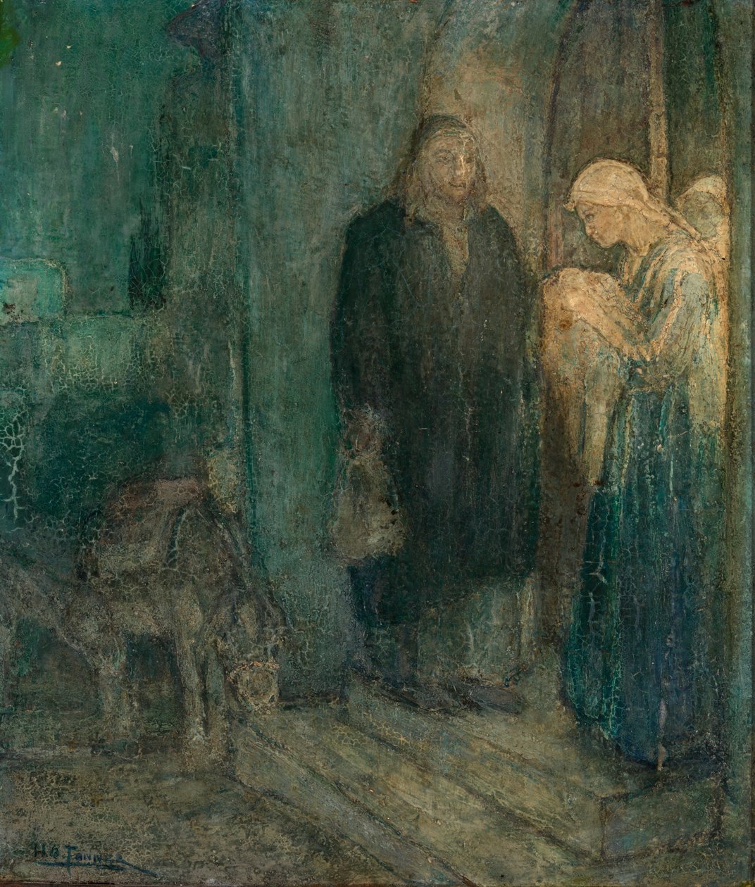 Departure into Egypt by Henry Ossawa Tanner