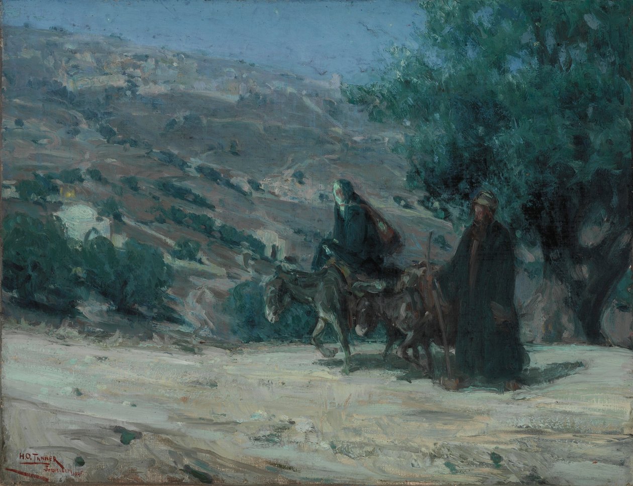 Flight into Egypt by Henry Ossawa Tanner