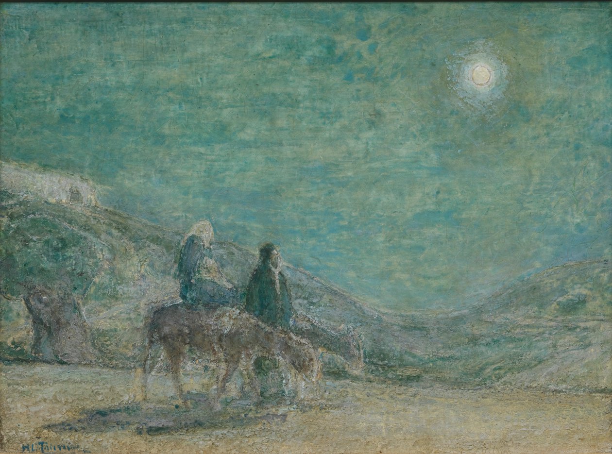 Flight into Egypt, ca. 1916 by Henry Ossawa Tanner