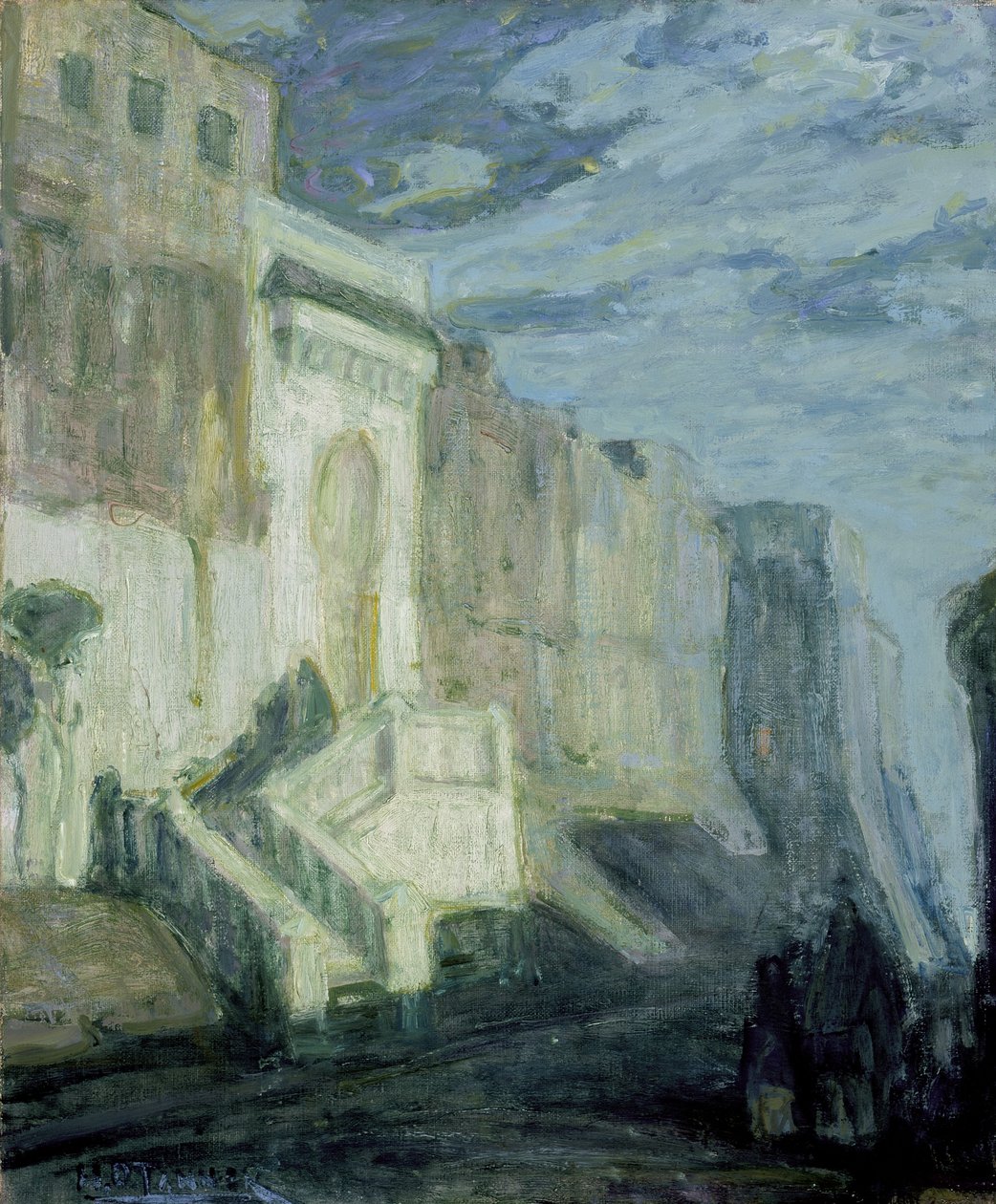 Moonlight: Walls of Tangiers by Henry Ossawa Tanner