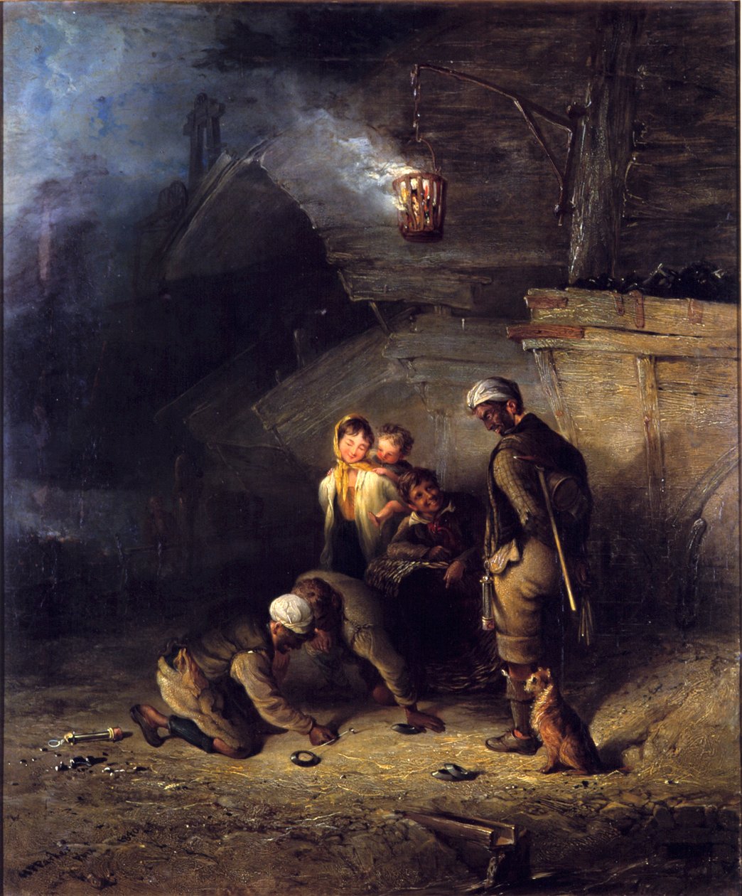 Pitmen Playing at Quoits by Henry Perlee Parker