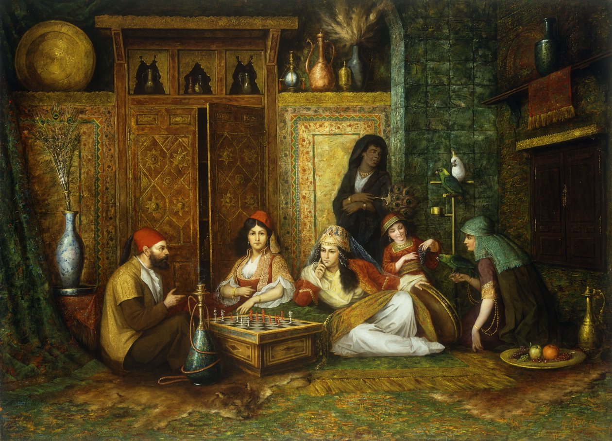 The Chess Game by Henry Raschen