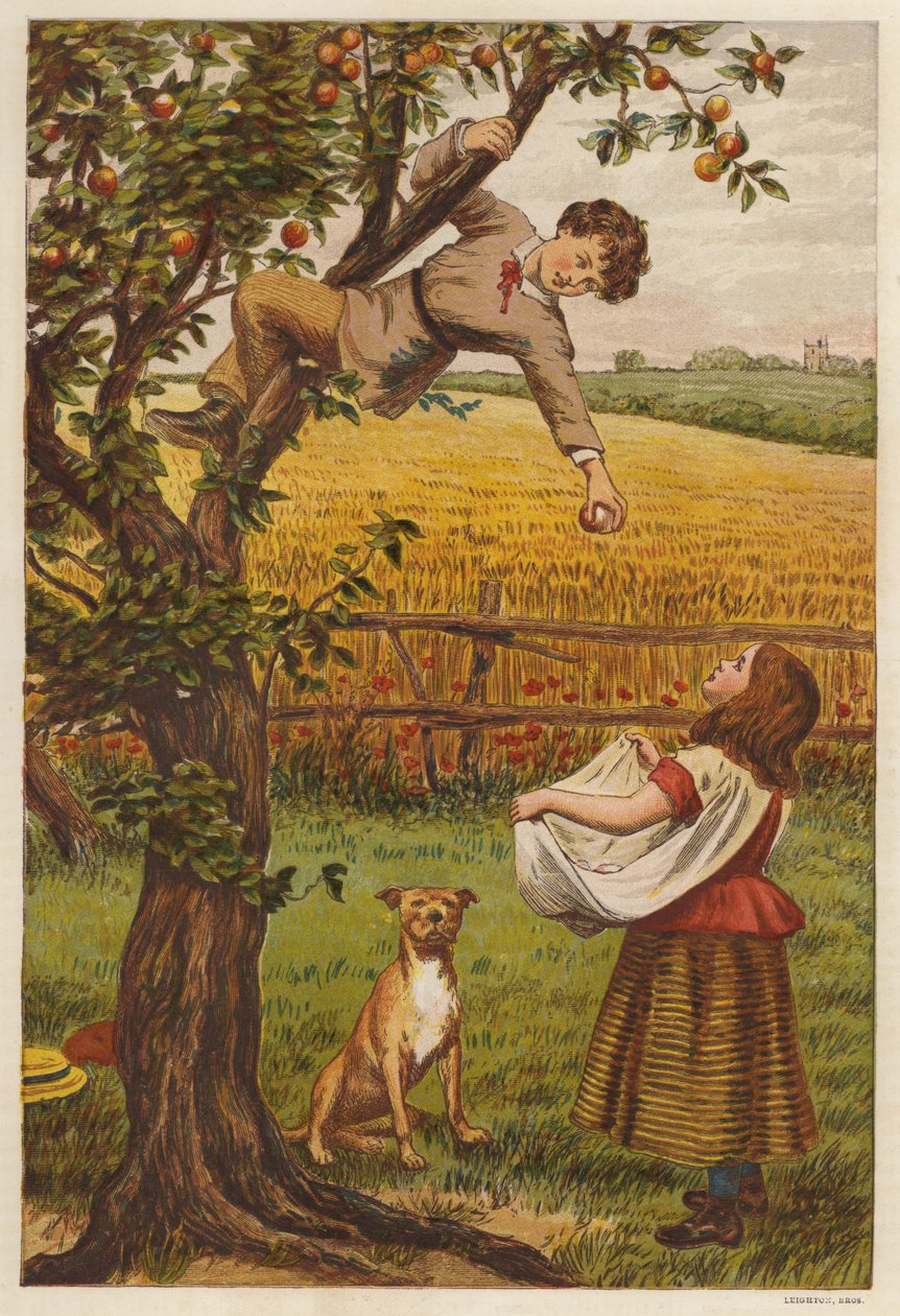 Picking apples by Henry Robert Robertson