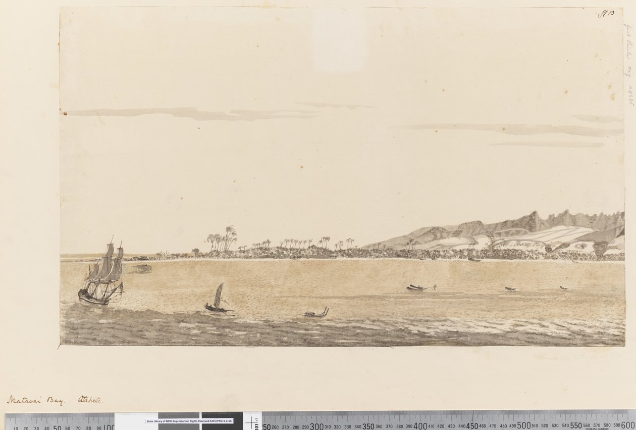 Matavai Bay, Otaheite, 1768-75 by Henry Roberts