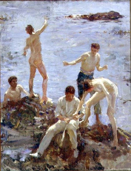 Boys Bathing by Henry Scott Tuke