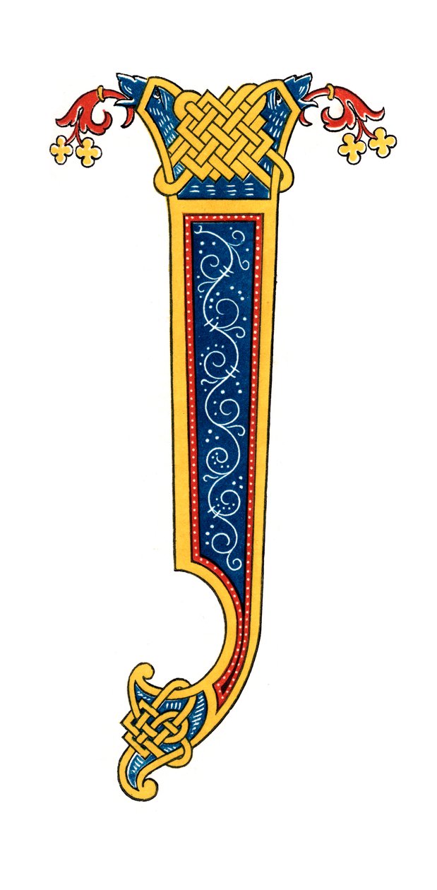 Initial Letter I by Henry Shaw