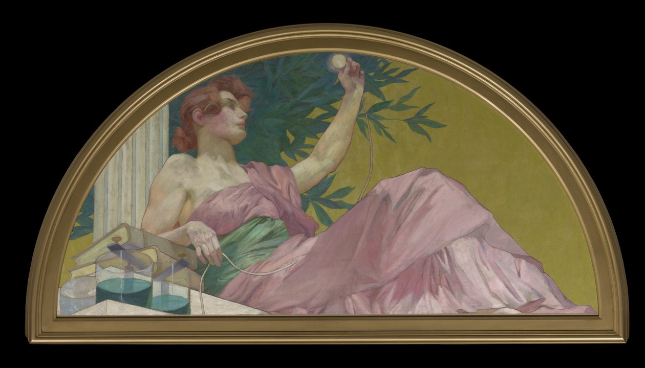 Muse of Electricity by Henry Siddons Mowbray