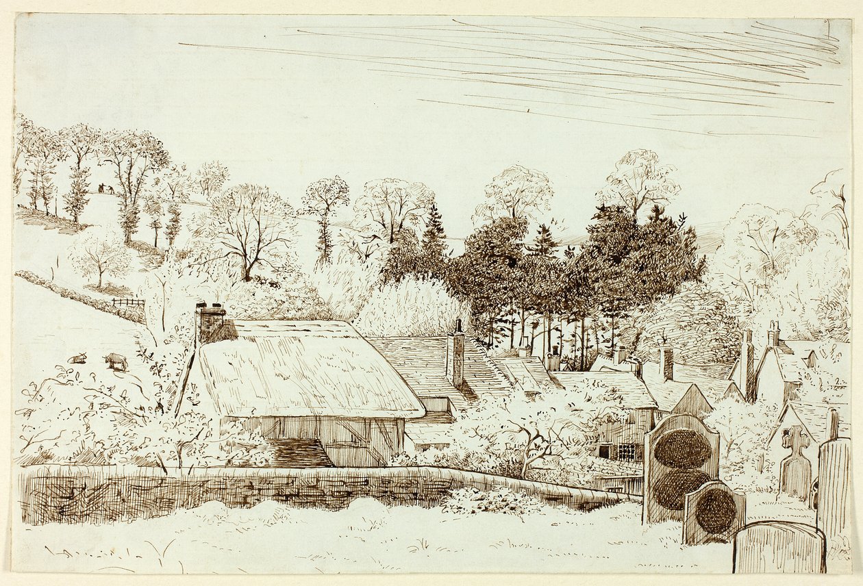 Churchyard by Henry Stacy Marks