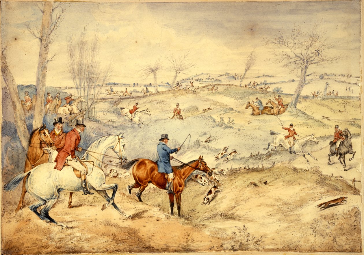 Hunting Scenes: Tally-Ho by Henry Thomas Alken