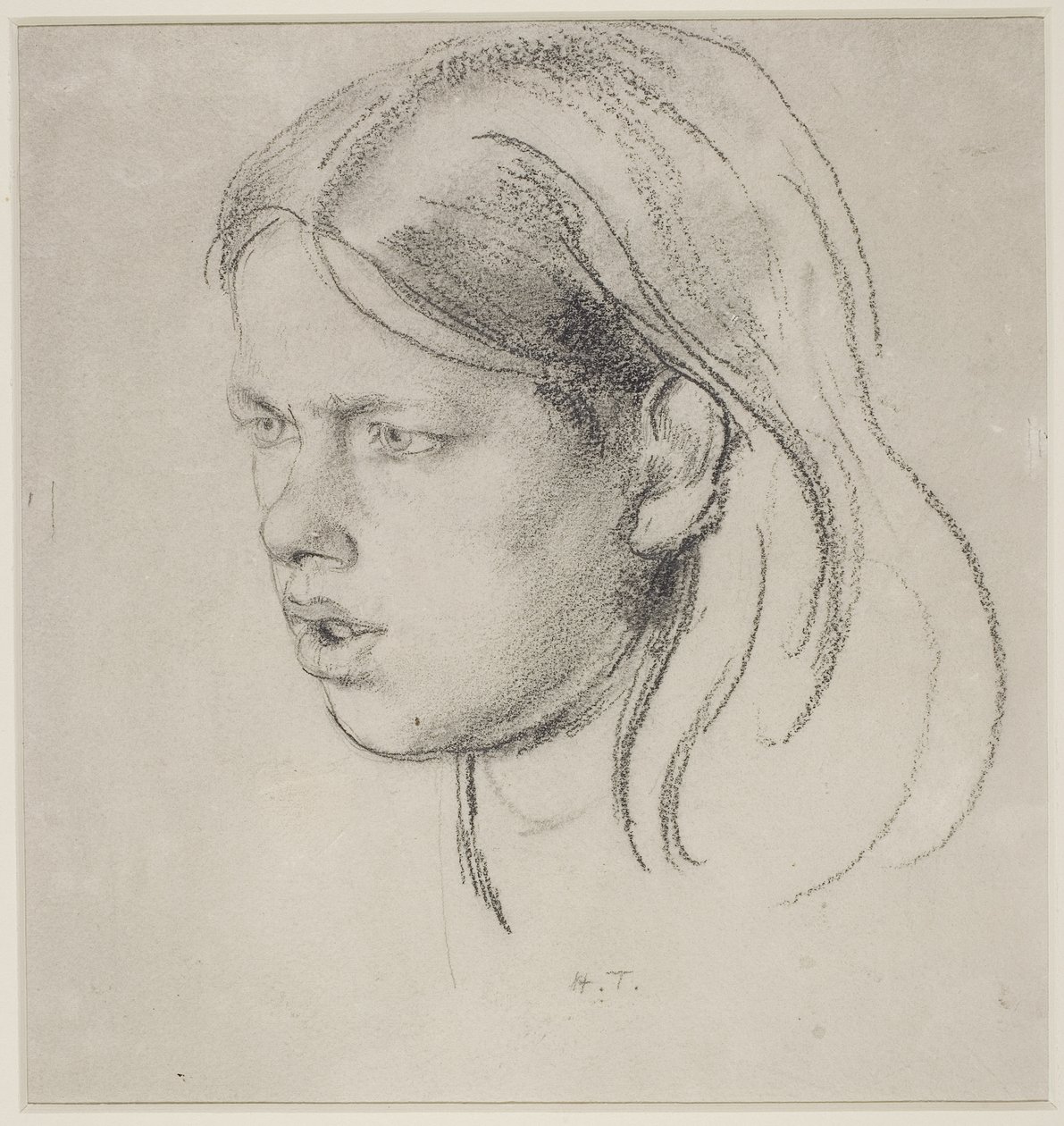 Head of a Girl by Henry Tonks