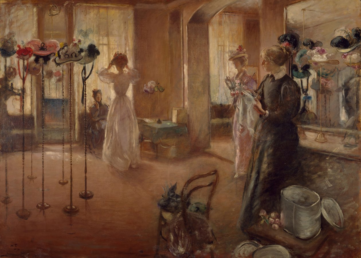 The Hat Shop by Henry Tonks