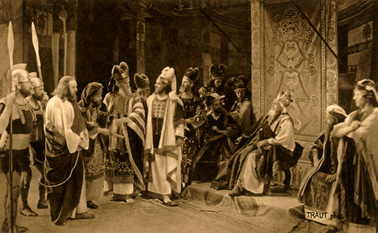 Jesus before Herod by Henry Traut