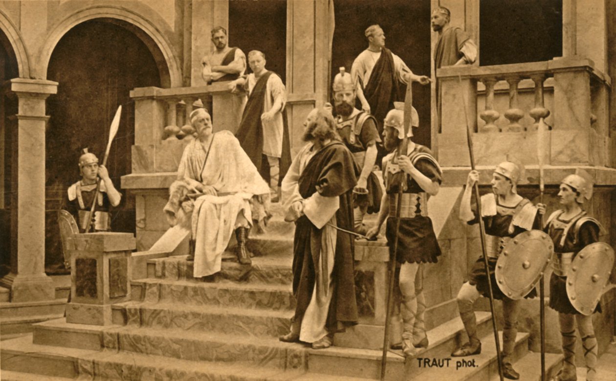 Jesus before Pilate by Henry Traut
