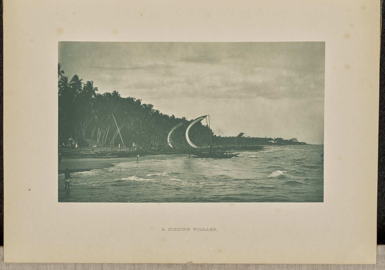 A Fishing Village by Henry W. Cave