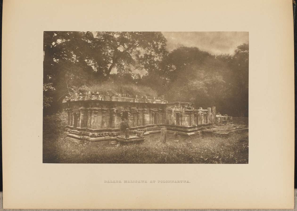 Dalada Maligawa at Polonnaruwa by Henry W. Cave