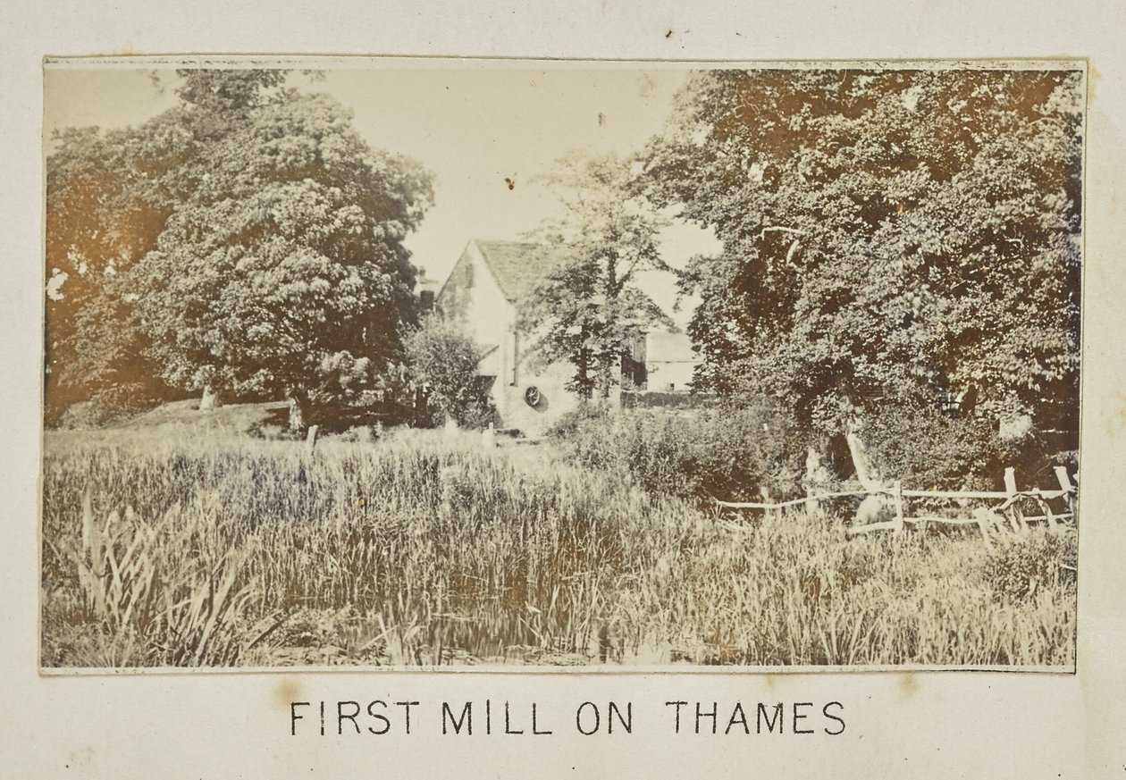 First Mill on Thames by Henry W. Taunt