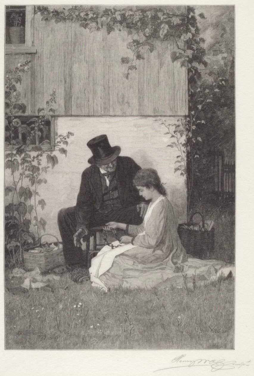 A New England Peddler by Henry Wolf