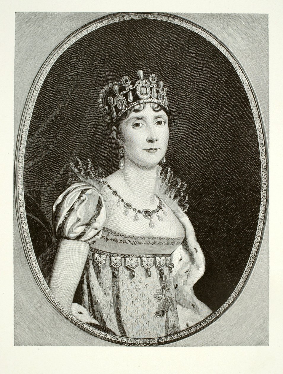 Josephine as Empress by Henry Wolf