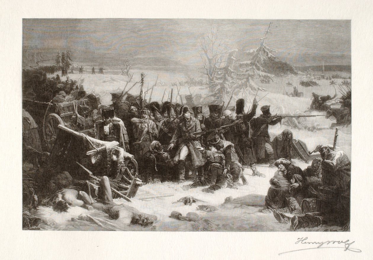 Marshal Ney Sustaining the Rear Guard by Henry Wolf