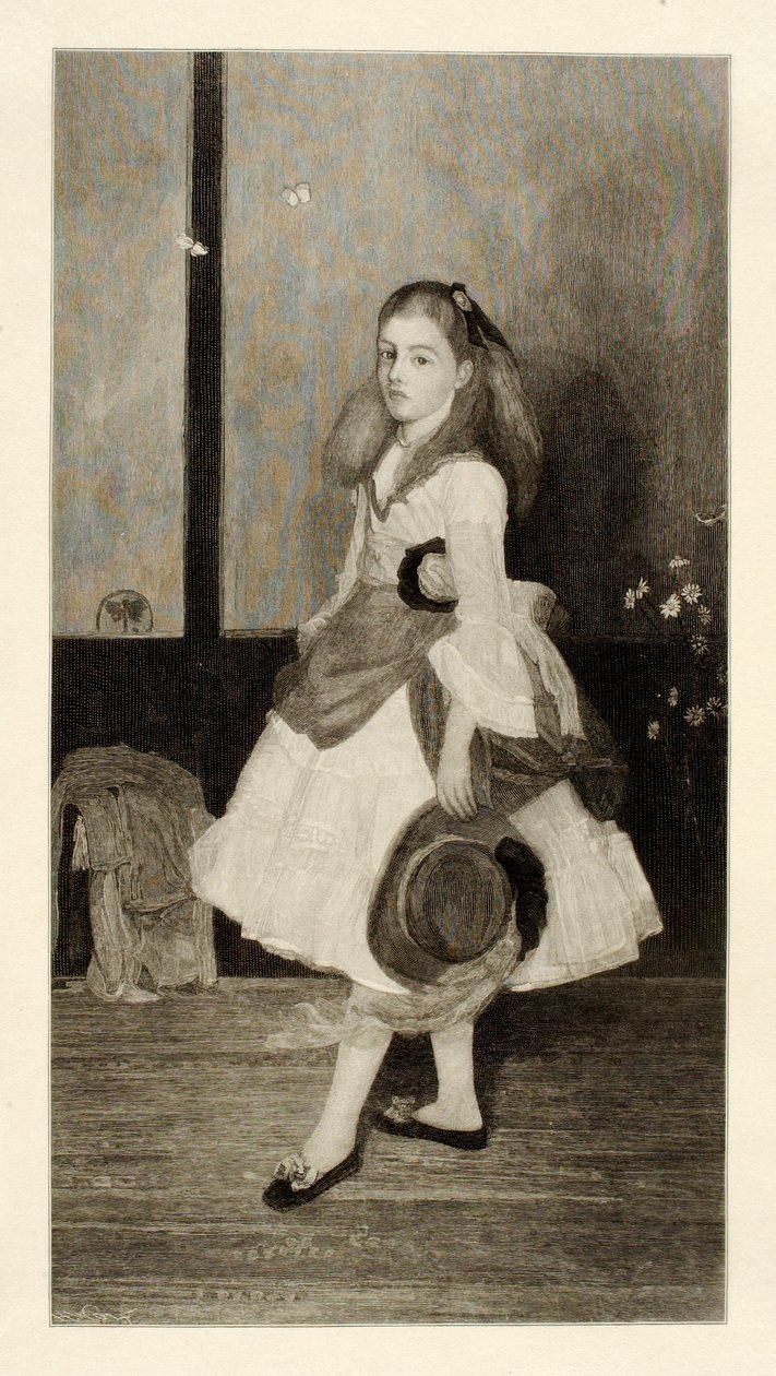 Miss Alexander (Girl in White) by Henry Wolf