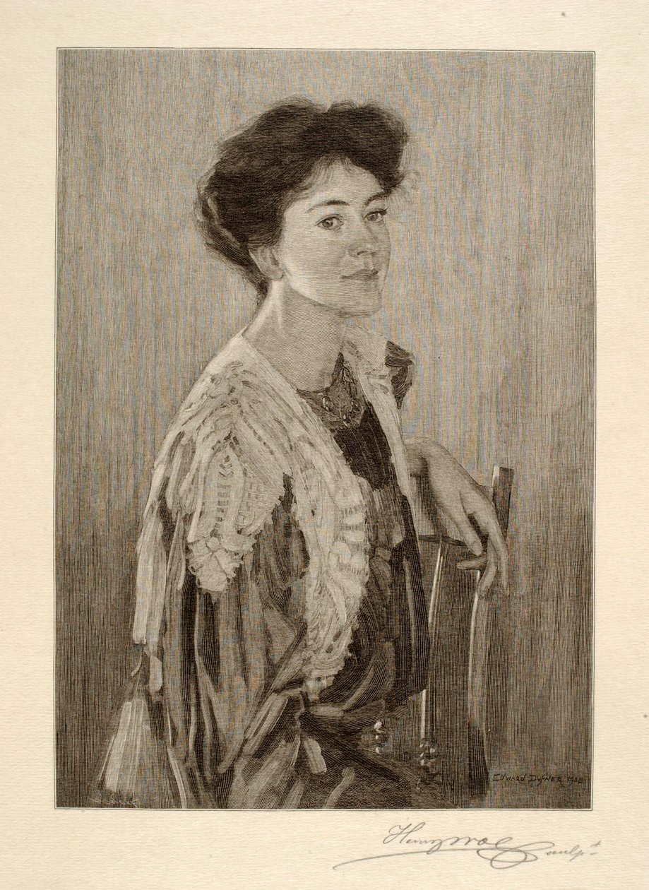 Mrs. Edmund F. Harding by Henry Wolf