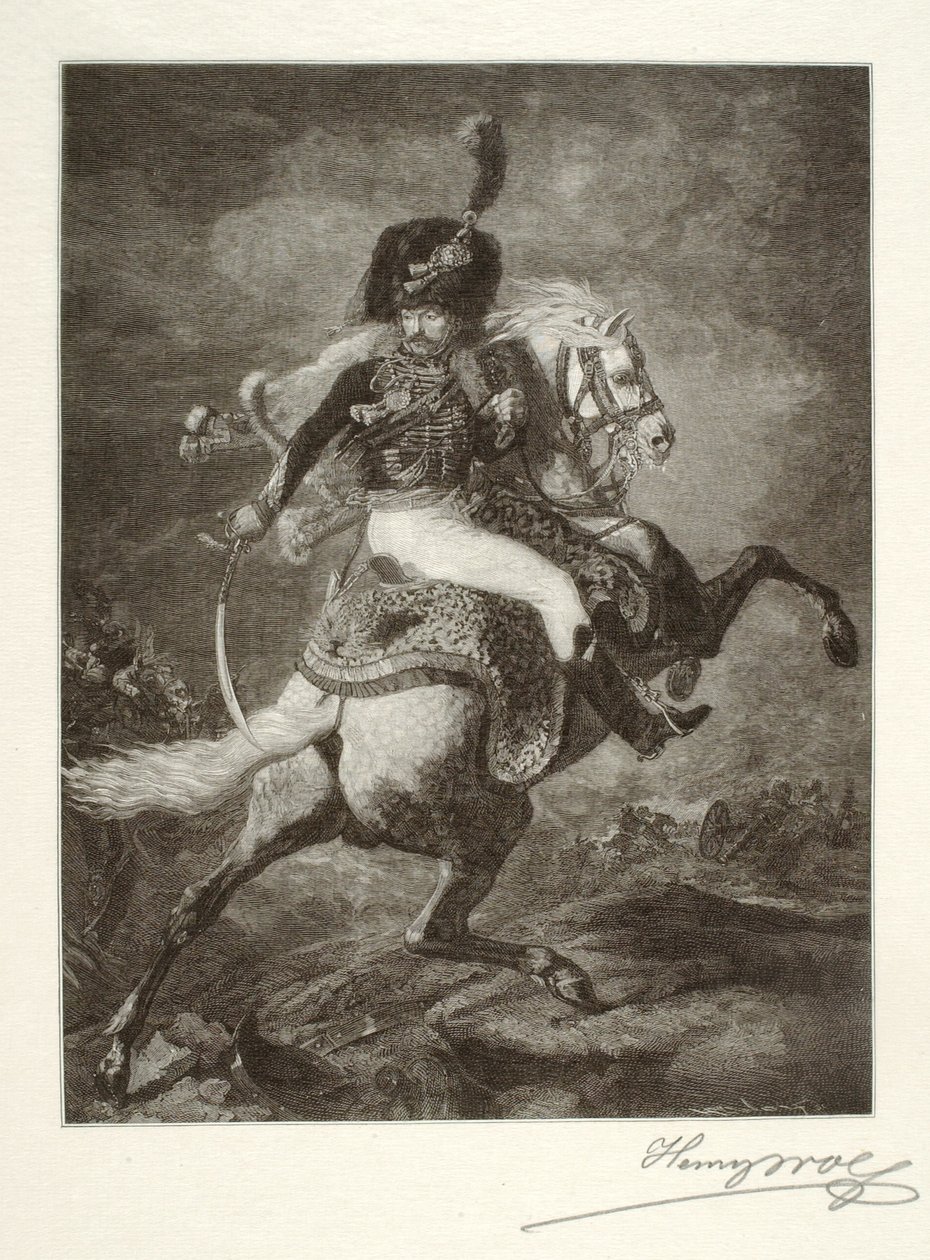 Officer of the Mounted Chasseurs by Henry Wolf