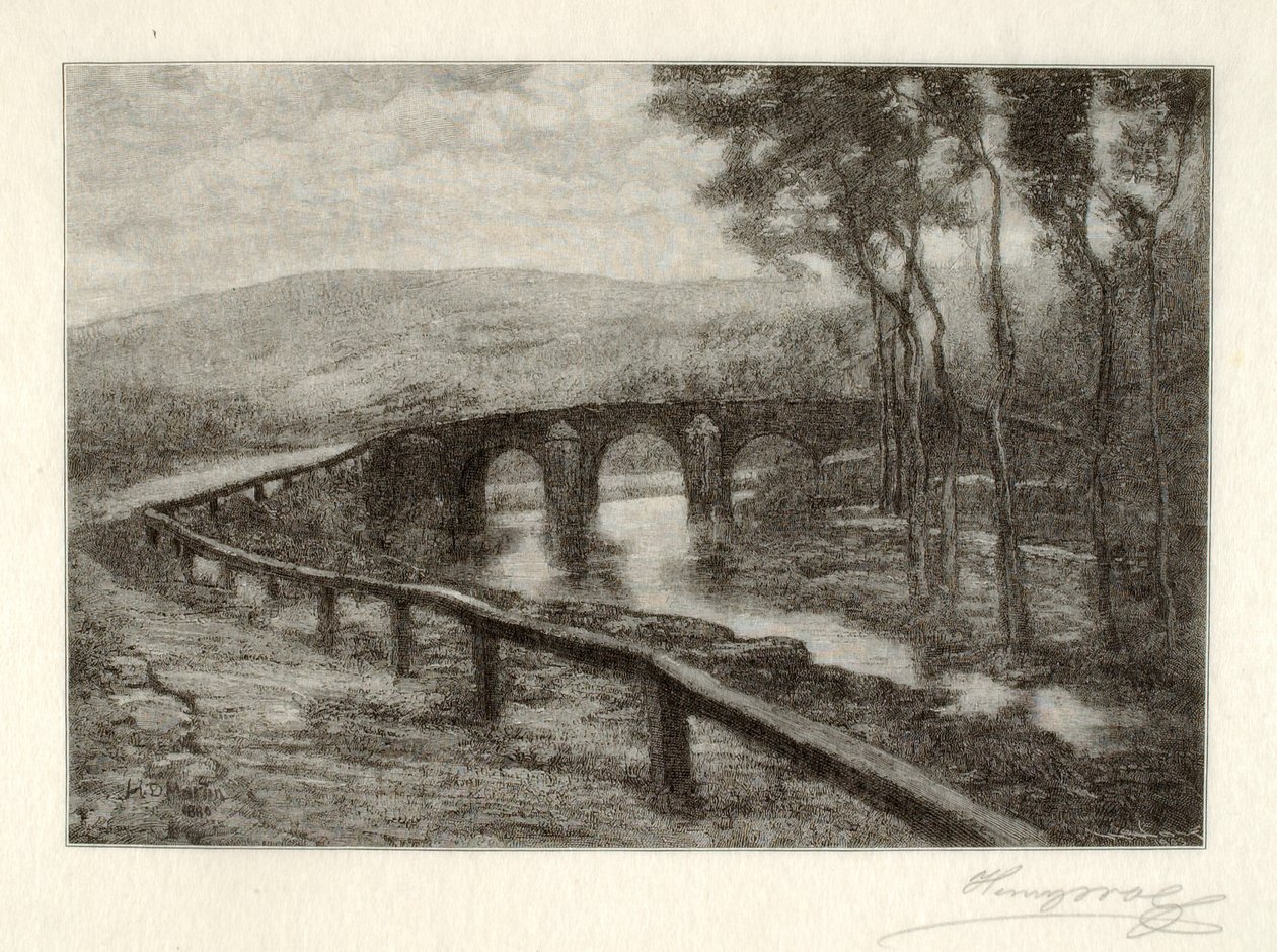 Old Normandy Bridge by Henry Wolf