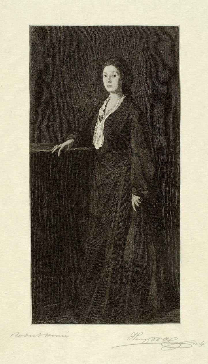 Portrait of Mrs. Henri by Henry Wolf