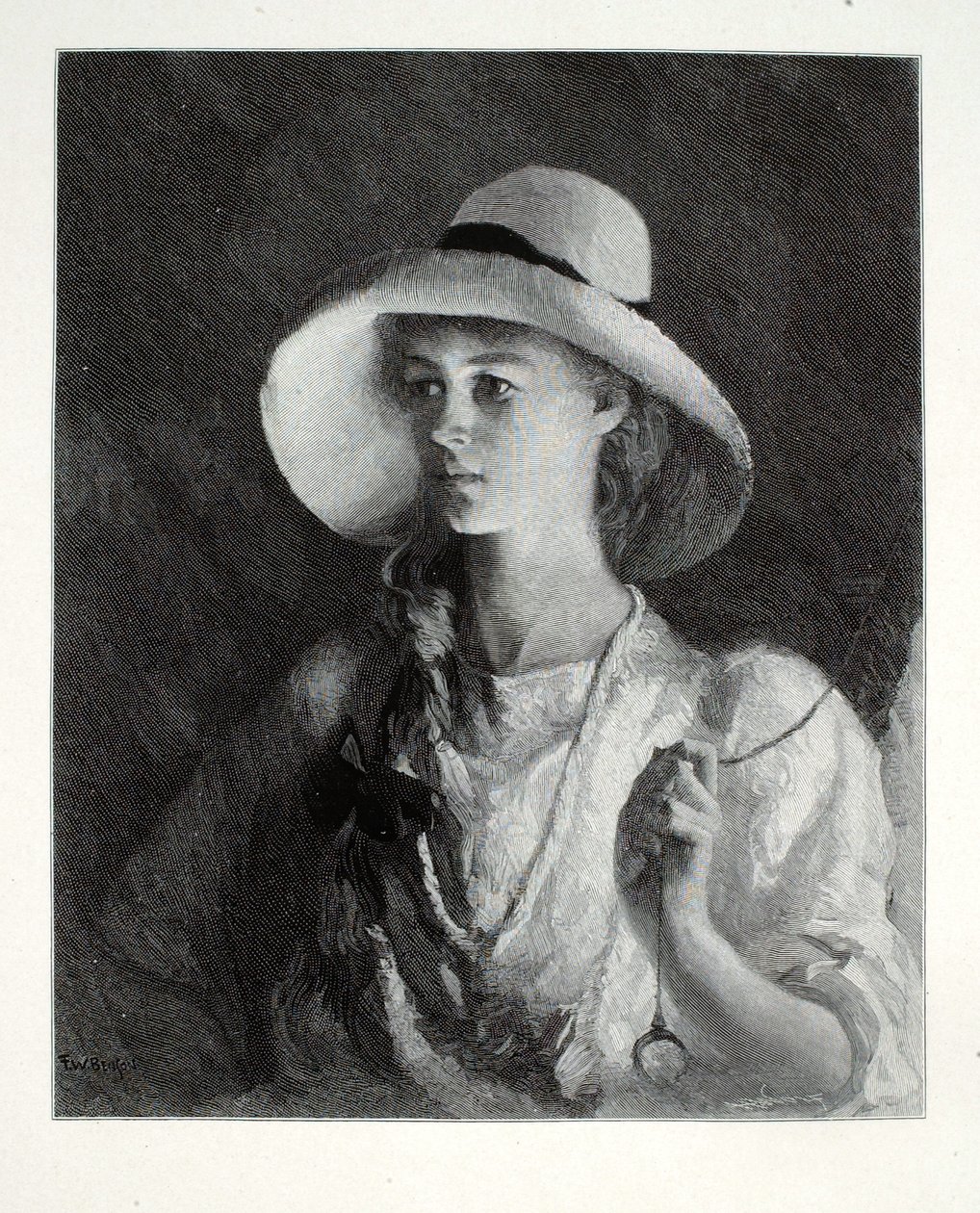 Portrait of My Daughter by Henry Wolf